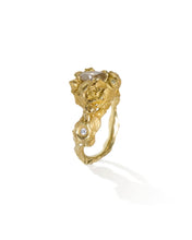 Load image into Gallery viewer, ROSE RING — PINK AND WHITE DIAMONDS