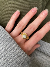 Load image into Gallery viewer, IRIS RING — WHITE OPAL