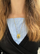 Load image into Gallery viewer, ANGEL NECKLACE — BLACK OPAL