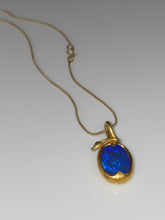 Load image into Gallery viewer, LOVESEED NECKLACE — BLACK OPAL