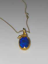 Load image into Gallery viewer, LOVESEED NECKLACE — BLACK OPAL