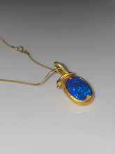 Load image into Gallery viewer, LOVESEED NECKLACE — BLACK OPAL