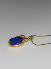 Load image into Gallery viewer, LOVESEED NECKLACE — BLACK OPAL