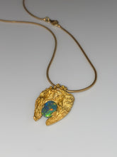 Load image into Gallery viewer, ANGEL NECKLACE — BLACK OPAL