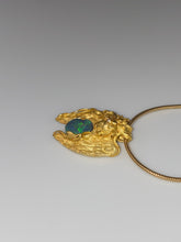 Load image into Gallery viewer, ANGEL NECKLACE — BLACK OPAL