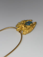 Load image into Gallery viewer, ANGEL NECKLACE — BLACK OPAL