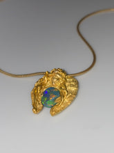 Load image into Gallery viewer, ANGEL NECKLACE — BLACK OPAL