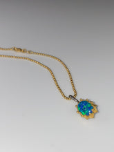 Load image into Gallery viewer, SPIDER NECKLACE — BLACK OPAL