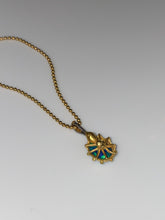 Load image into Gallery viewer, SPIDER NECKLACE — BLACK OPAL