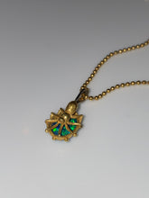 Load image into Gallery viewer, SPIDER NECKLACE — BLACK OPAL