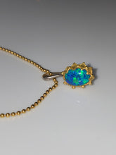 Load image into Gallery viewer, SPIDER NECKLACE — BLACK OPAL