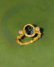 Load image into Gallery viewer, MARIE ANTOINETTE RING — SAPPHIRE AND DIAMONDS