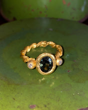 Load image into Gallery viewer, MARIE ANTOINETTE RING — SAPPHIRE AND DIAMONDS