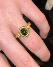 Load image into Gallery viewer, MARIE ANTOINETTE RING — SAPPHIRE AND DIAMONDS