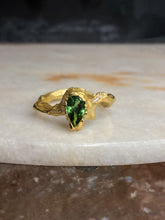 Load image into Gallery viewer, CAY RING — TSAVORITE AND DIAMONDS