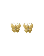Load image into Gallery viewer, BUTTERFLY STUD EARRINGS — 0.14CT NAVETTE DIAMONDS