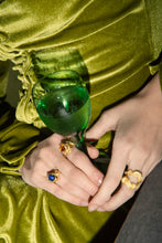 Load image into Gallery viewer, AURA RING — BLACK OPAL AND DIAMONDS