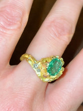 Load image into Gallery viewer, ENCHANTED FOREST RING — PARAIBA AND DIAMONDS