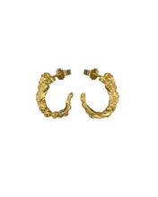 Load image into Gallery viewer, FLORID HOOP EARRINGS