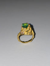 Load image into Gallery viewer, ENCHANTED FOREST RING — PARAIBA AND DIAMONDS