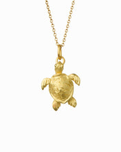 Load image into Gallery viewer, SEATURTLE NECKLACE — LARGE PENDANT