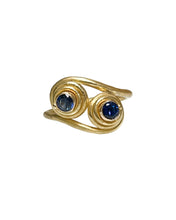 Load image into Gallery viewer, MADONNA RING — SAPPHIRES