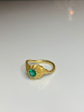 Load image into Gallery viewer, REEF RING — EMERALD AND DIAMONDS