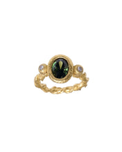 Load image into Gallery viewer, MARIE ANTOINETTE RING — SAPPHIRE AND DIAMONDS