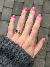 Load image into Gallery viewer, MADONNA RING — SAPPHIRES