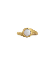 Load image into Gallery viewer, SUN RING — WHITE OPAL