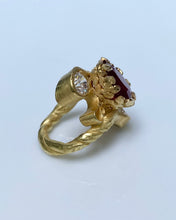 Load image into Gallery viewer, RED OAK RING — RUBY AND DIAMONDS
