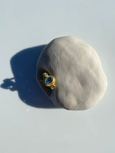 Load image into Gallery viewer, FLOE RING — AQUAMARINE AND DIAMONDS