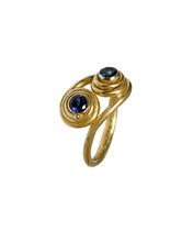 Load image into Gallery viewer, MADONNA RING — SAPPHIRES