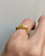 Load image into Gallery viewer, LIQUID RING — 0.03CT DIAMOND