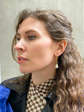 Load image into Gallery viewer, SNOWDROP EARRINGS — PEARLS AND DIAMONDS