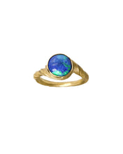 Load image into Gallery viewer, SUN RING — BLACK OPAL
