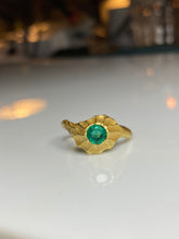 Load image into Gallery viewer, REEF RING — EMERALD AND DIAMONDS
