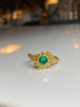 Load image into Gallery viewer, REEF RING — EMERALD AND DIAMONDS