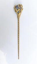 Load image into Gallery viewer, CORAL HAIRPIN — OPAL AND DIAMONDS