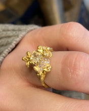 Load image into Gallery viewer, ALOHA RING — WHITE AND PINK DIAMONDS