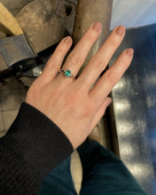 Load image into Gallery viewer, GLACIER RING — WHITE GOLD, PARAIBA AND DIAMONDS