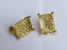 Load image into Gallery viewer, LIMONE EARRINGS — LEMON QUARTZ AND DIAMONDS