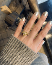 Load image into Gallery viewer, ALOHA RING — WHITE AND PINK DIAMONDS