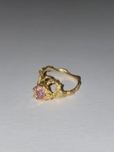 Load image into Gallery viewer, TREASURE RING — PINK SAPPHIRE AND DIAMONDS
