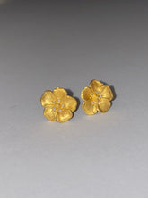 Load image into Gallery viewer, FIORE PETITE STUD EARRINGS — DIAMONDS
