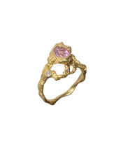 Load image into Gallery viewer, TREASURE RING — PINK SAPPHIRE AND DIAMONDS
