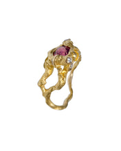 Load image into Gallery viewer, TREASURE RING — RUBELLITE AND DIAMONDS

