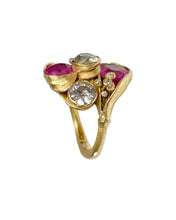 Load image into Gallery viewer, RUBY AND DIAMOND RING
