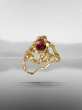 Load image into Gallery viewer, TREASURE RING — RUBELLITE AND DIAMONDS
