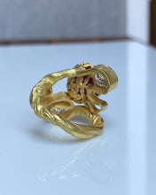 Load image into Gallery viewer, RED OAK RING — RUBY AND DIAMONDS
